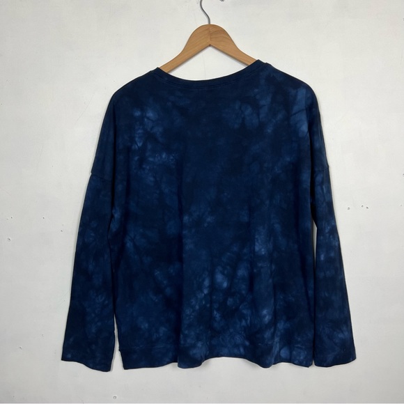 NWT Time And Tru Oversized Dark Navy Tye Dye T - Shirt / Pullover Sz M - Picture 6 of 15